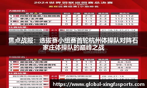 焦点战报：选拔赛小组赛首轮杭州体操队对阵石家庄体操队的巅峰之战